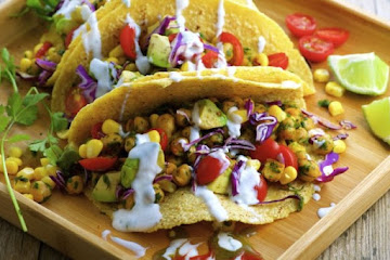 Vegan Gluten Free Chickpea Tacos