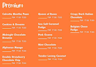 Ice Cream World menu 2