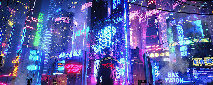 Neon Night City Wallpapers New Tab marquee promo image