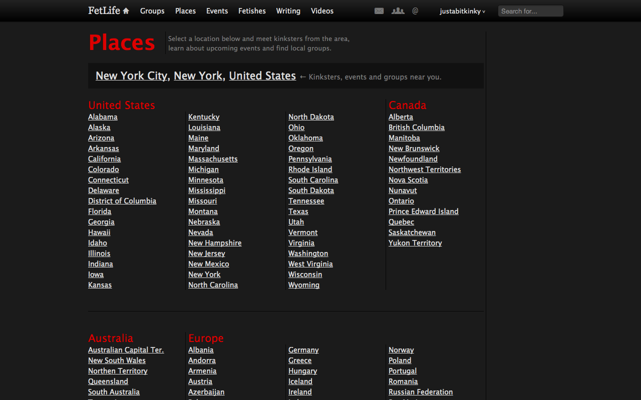 FetLife Original Navigation Bar Preview image 1