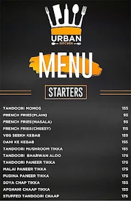 Urban Kitchen menu 3