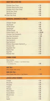 Hotel Malabar menu 4