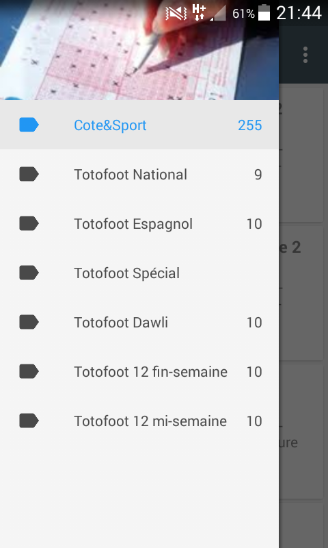 Android application COTETOTO screenshort