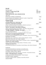 Sketch Family Restaurant & Bar menu 4