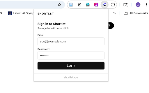 Shortlst — Add Job screenshot 1