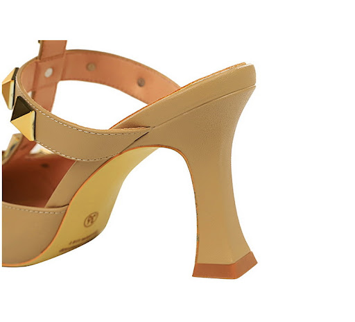 Title 10, Womens Vintage Summer Studded Roman Style High...