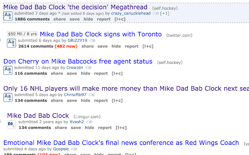 Mike Dad Bab Clock