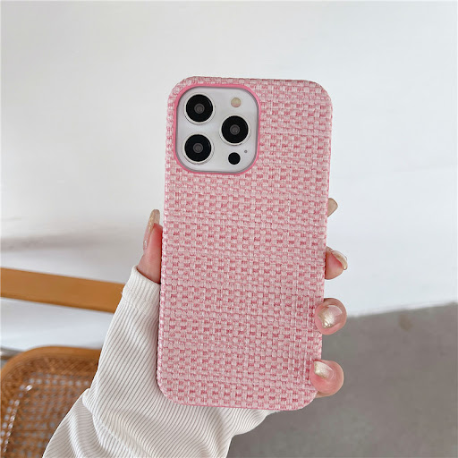 Title 5, Woven pattern autumn and winter solid color dro...