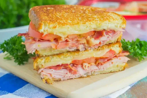 Bacon Ham And Cheese Sandwich