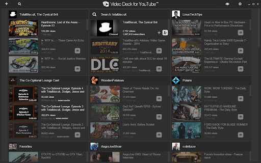 Video Deck for YouTube™ - for Desktop