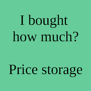 I did bought in how much? logo