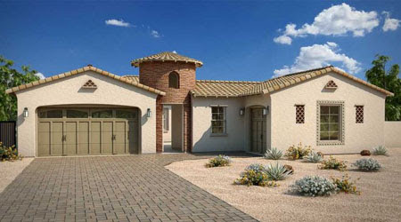 Copper floor plan New Construction Homes by Maracay Homes in Hawthorn Manor Chandler AZ 85249