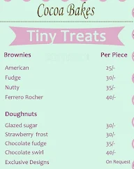 Cocoa Bakes menu 7