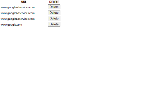 Cookie manager screenshot 1