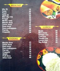 Balaji Mess menu 2