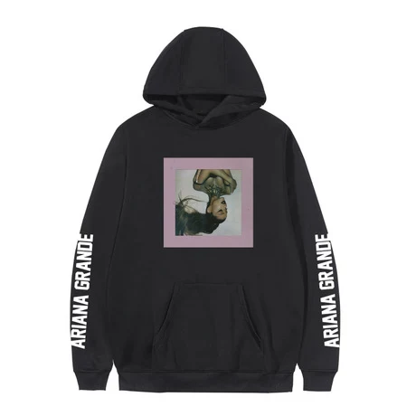 Baskılı kapüşonlu sweatshirt