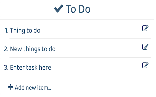 Simple To Do List Preview image 0