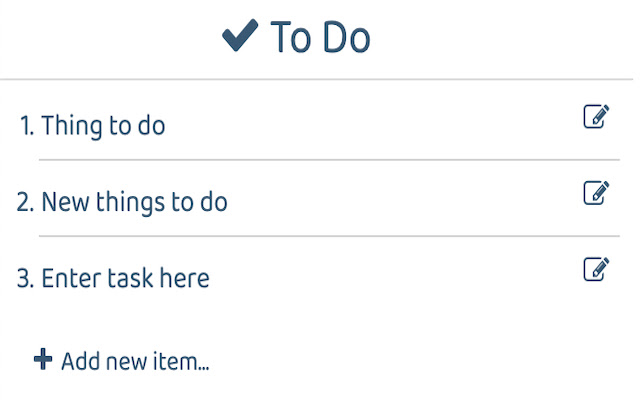 Simple To Do List chrome extension