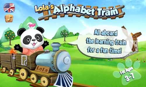 Android application Lolas Alphabet Train screenshort