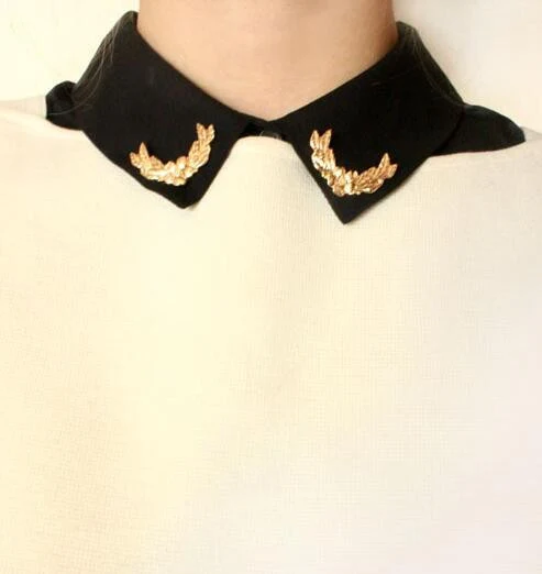 Broche rétro européen et américain en épi de blé doré, un accessoire élégant pour un style vintage sophistiqué, idéal pour toutes occasions.