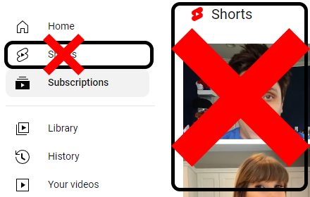 YouTube: No Shorts, No Community, No Nonsense small promo image