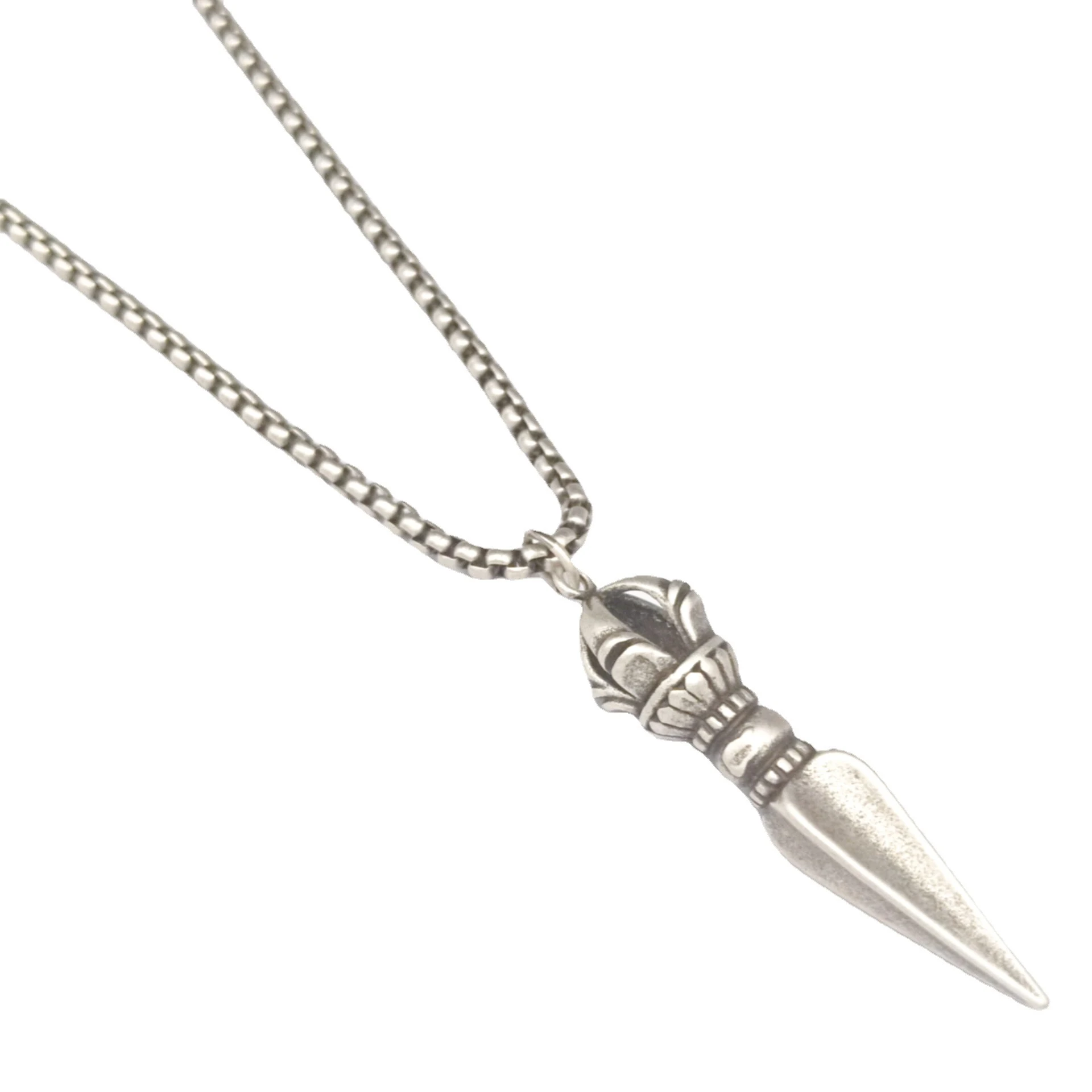 Title 2, Collier Hip Hop Crown Truncheon Retro Tapered C...