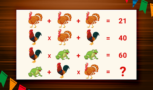 Screenshot Math riddles challenge