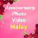 Anniversary photo video Malay icon