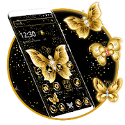 Golden butterfly  Icon