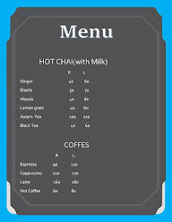 Blue Sparrow Cafe menu 1