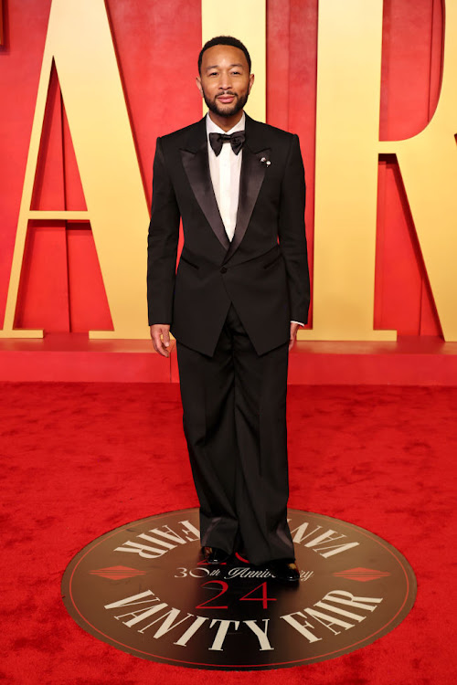 John Legend at the Vanity Fair Oscar party.