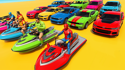 Screenshot Superhero Car Stunt Race