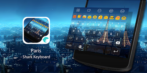 Emoji Keyboard-Paris City