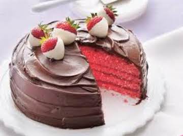 Chocolate-Covered Strawberry Cake