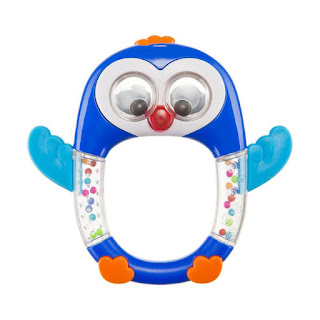 Музыкальная погремушка PENGUIN LOLO синий Happy Baby за 399 руб.