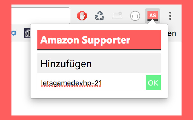 Amazon Supporter - Einfach unterstützen! chrome extension