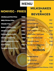 Cheesy Fries menu 3
