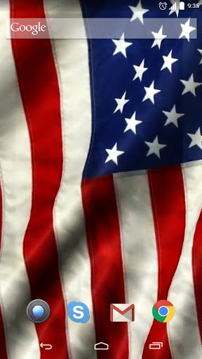 Flag of the USA Live Wallpaper