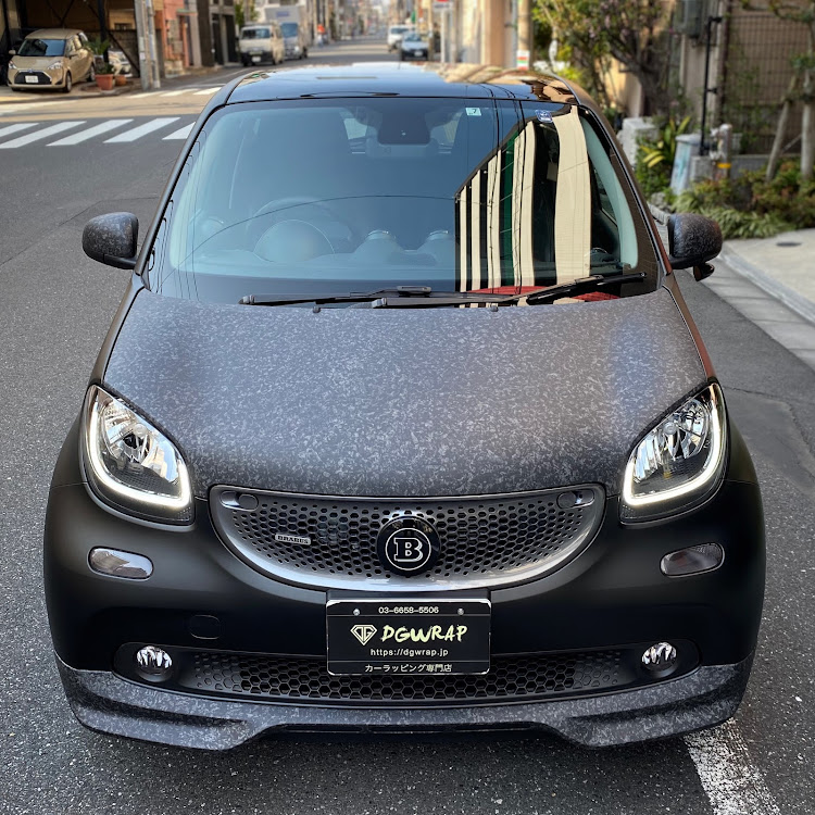 カーラッピング専門店ダイヤモンドグループさんが投稿したカーラッピング・ラッピング・smart・smartforfour・BRABUSに関するカスタム事例の投稿画像1枚目