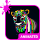 Download Rainbow Lioness Animated Keyboard + Live Wallpaper For PC Windows and Mac 1.75