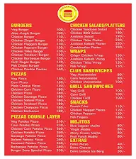 Burger Zone menu 2