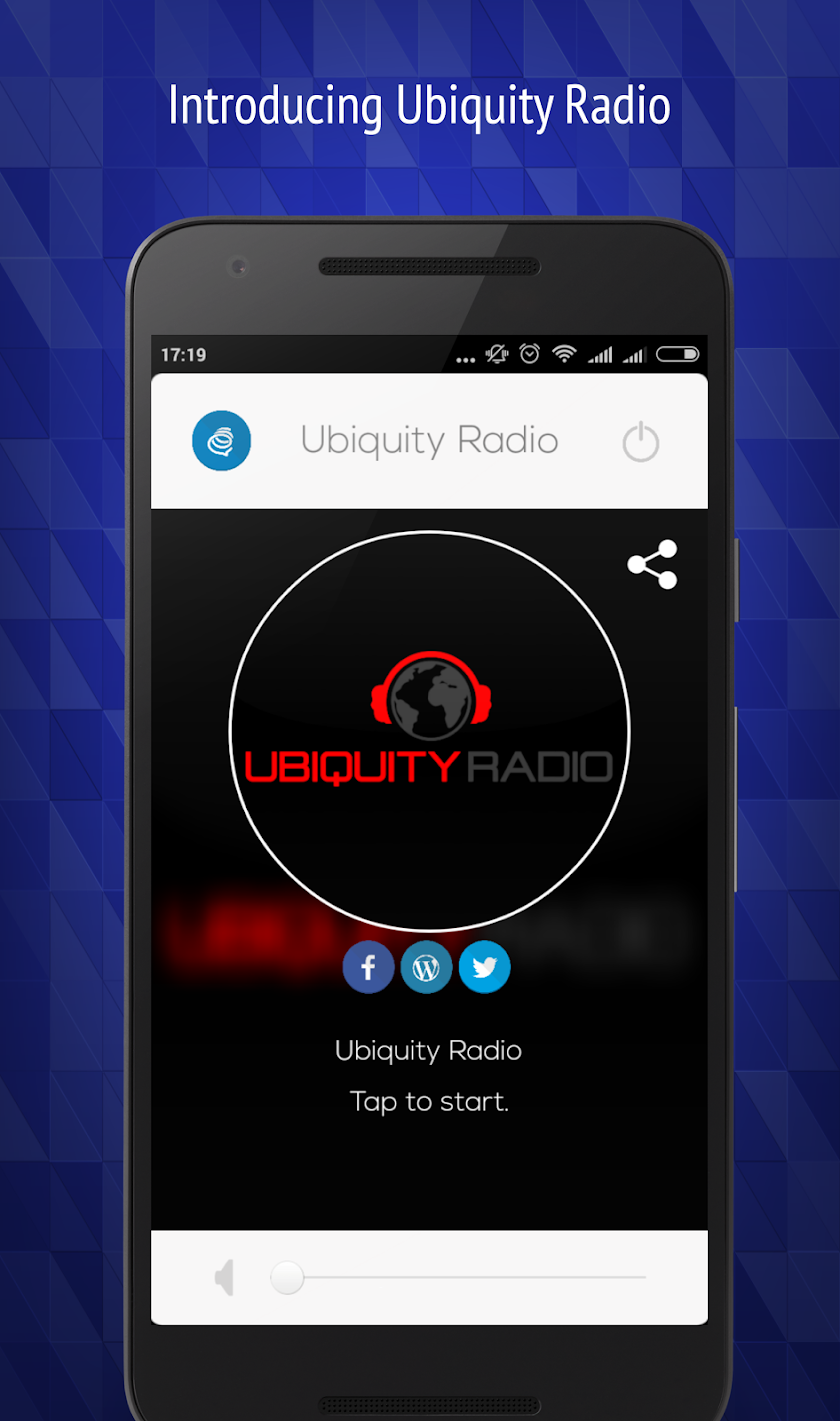 Ubiquity Radio Screen 1