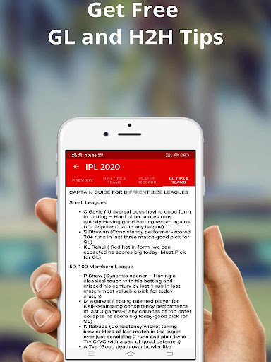 Fantasy Team Predictions  Tips