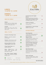 Over Coffee Cafe & Wine Bar menu 8