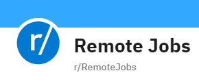 Remote Jobs (/r/RemoteJobs)