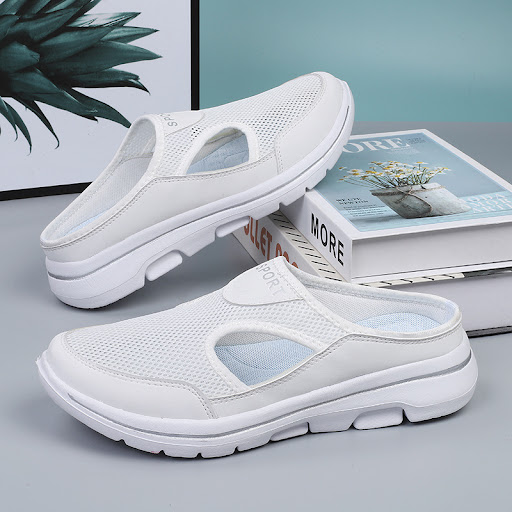 Title 7, Mesh Shoes Summer Sports Slippers Women Men Cas...