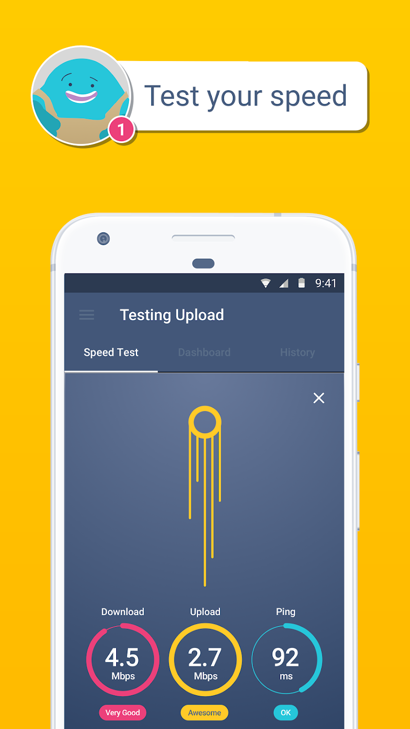 Meteor Test &amp; Grade Your Speed Screen 1