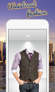 Man Waistcoat Photo Suit - náhled