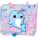 Download Lovely Unicorn Whales Keyboard Theme Install Latest APK downloader