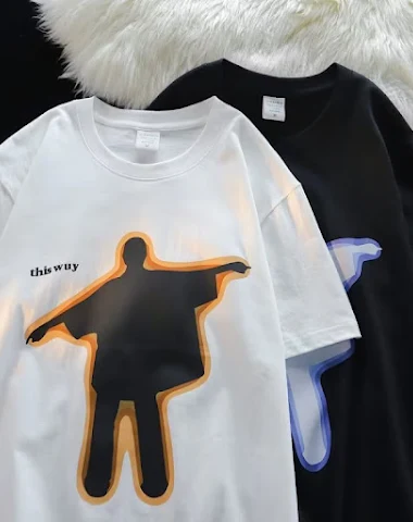 Erkek Moda Kişilik Baskılı Gevşek Ü - 3
